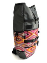 4.0 Gray Backpack + Pink Southwestern Print