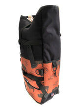 4.0 Black Backpack + Rust Distressed Buffalo Print